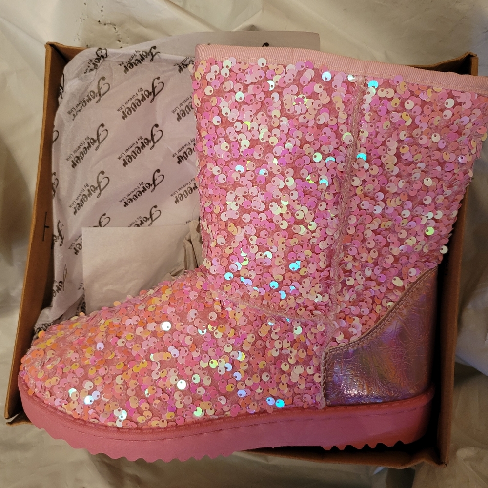 Sequined Booties